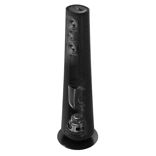 Harman Kardon Citation Tower - Black - Smart Premium Floorstanding Speaker that delivers an impactful performance - Detailshot 15 image number null